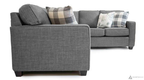 Rino Sectional - Restore Charcoal - Made In Canada