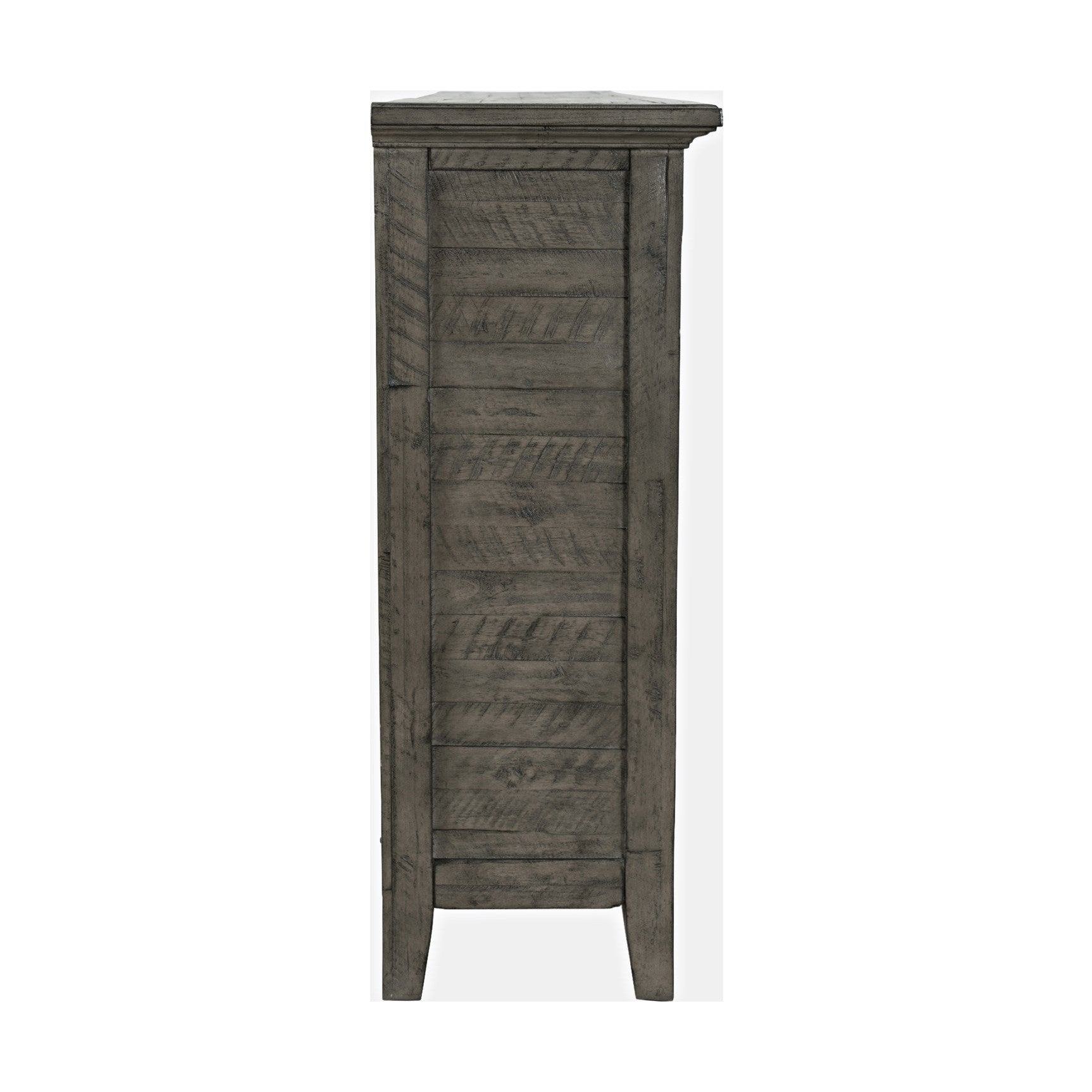 Rustic 6 Door High Cabinet 70" - Stone