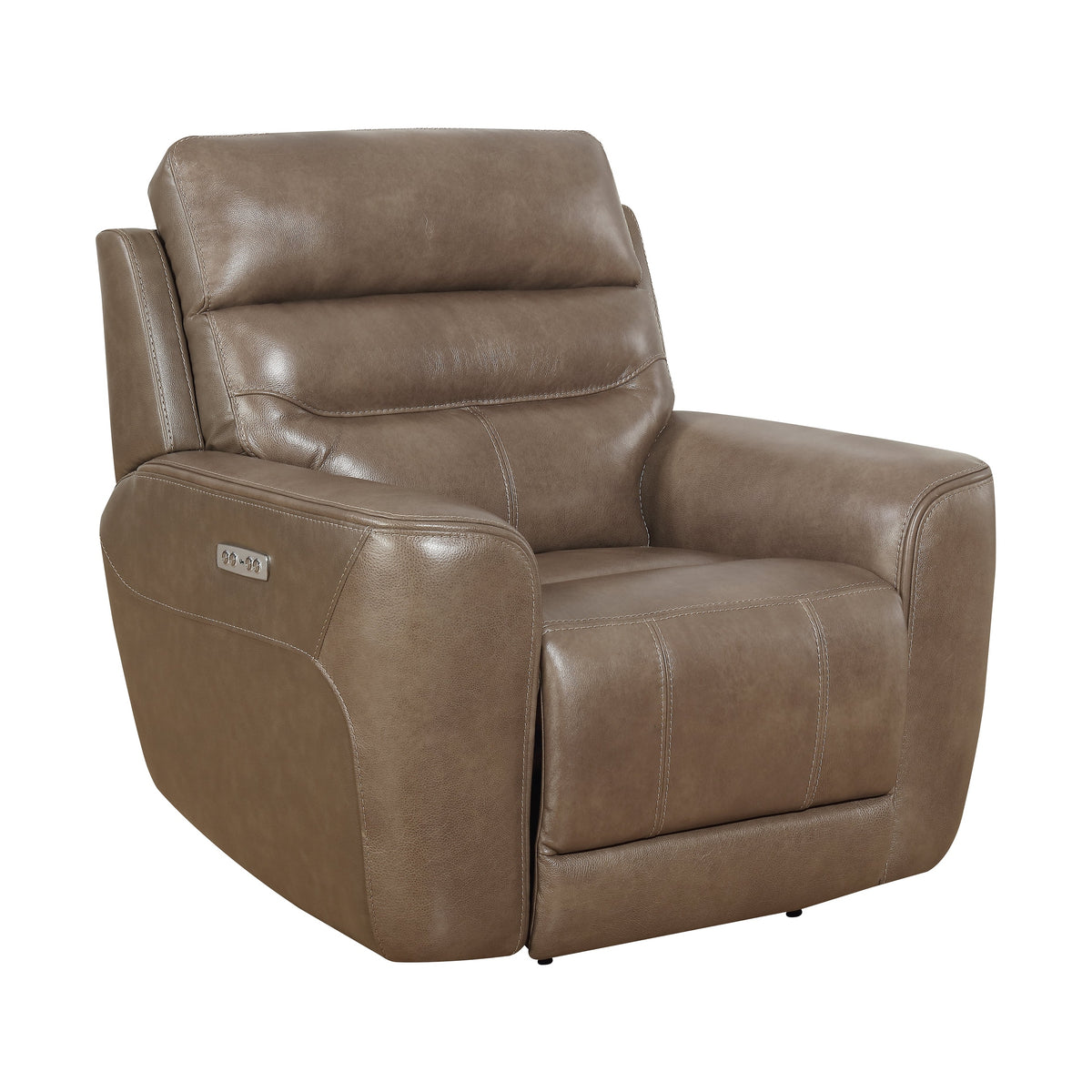 Marcella Genuine Leather Power Recliner Chair