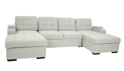 Alonso Sleeper U-shaped sectional - Oatmeal