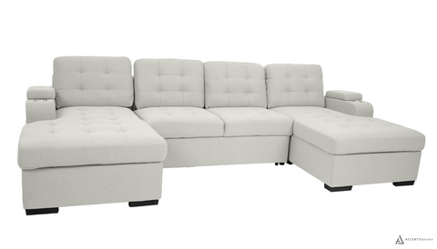 Alonso Sleeper U-shaped sectional - Oatmeal