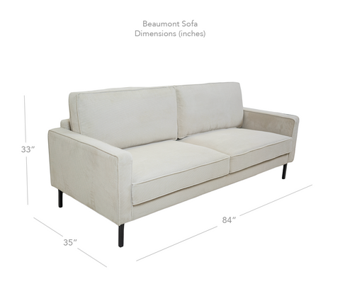 Beaumont Fabric Sofa
