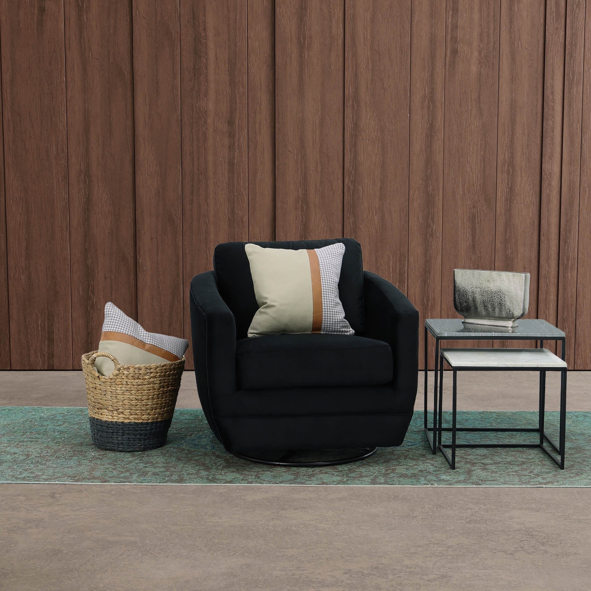 Devi Tall Vase - Nickel