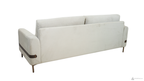 Chandler Corduroy  Fabric Sofa - Horizontal Lines