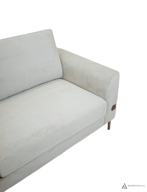 Chandler Corduroy  Fabric Sofa - Horizontal Lines