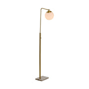 Sphere Antique Brass Floor Lamp