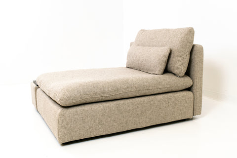 Morgan Modular Sectional Armless Chair - Knit Beige