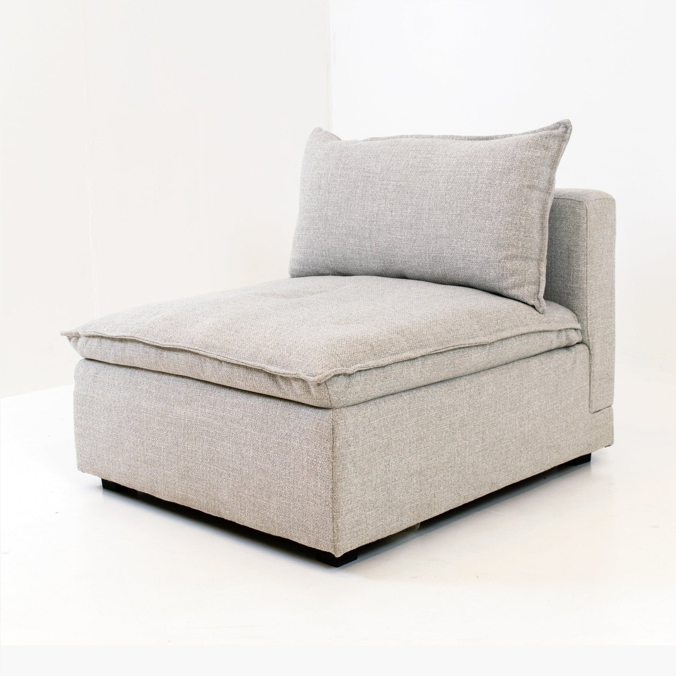 Marliss Armless Chair - Vinci Ice