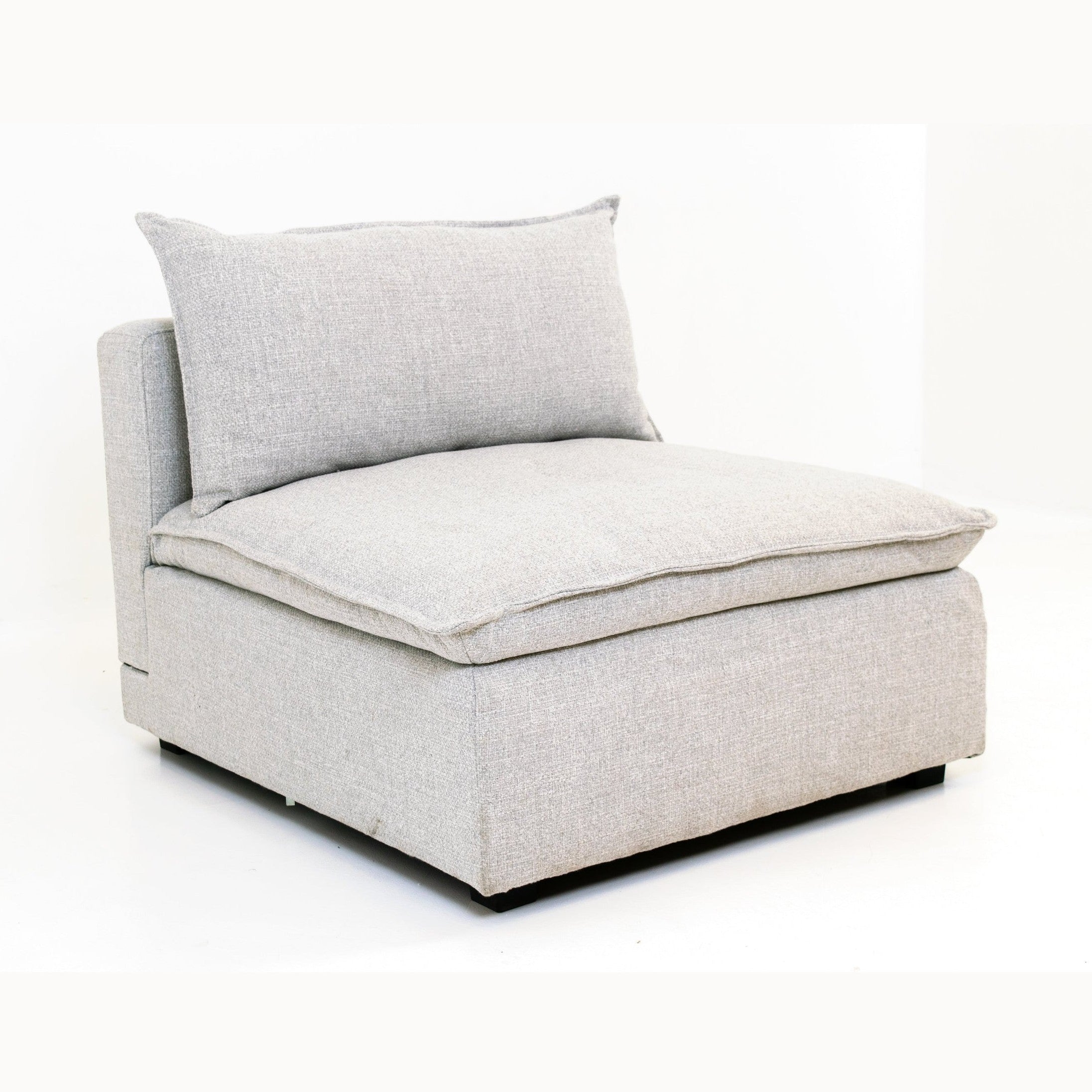 Marliss Armless Chair - Vinci Ice