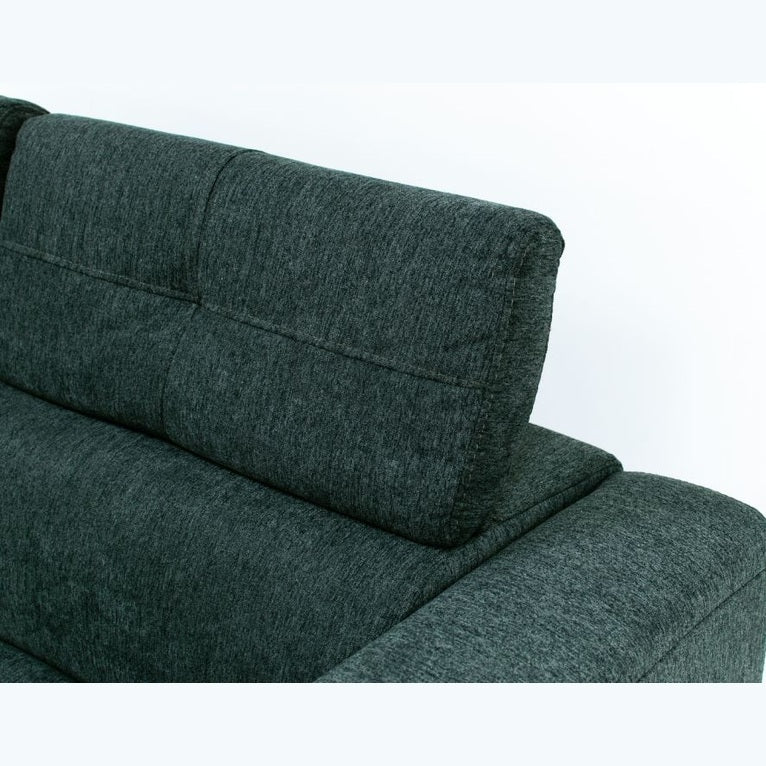 Randall Sleeper Sectional - Fabric - Ramy Charcoal Right Chaise