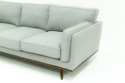 Tyrell Mid Century Sofa - Grey