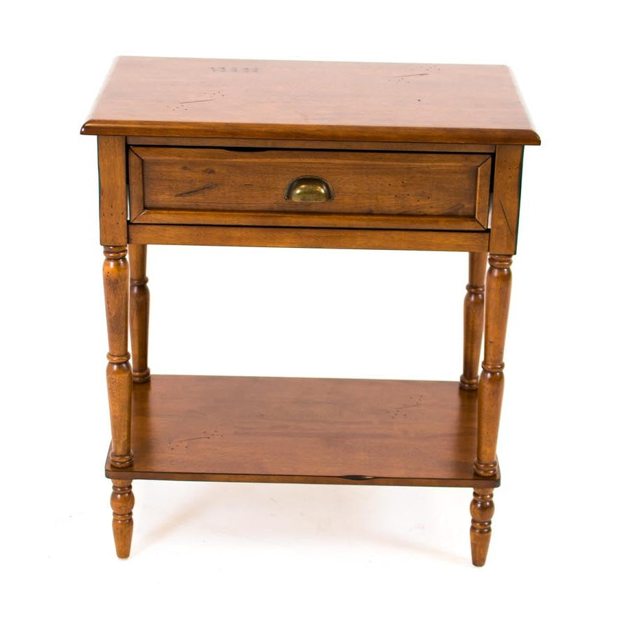 Single Drawer Hall Console Table - Honey (5349734875289)