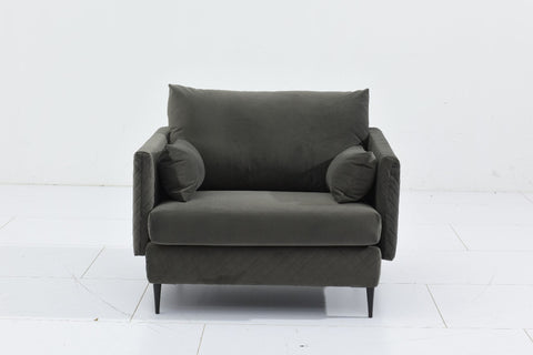 Nico Fabric Chair-Grey