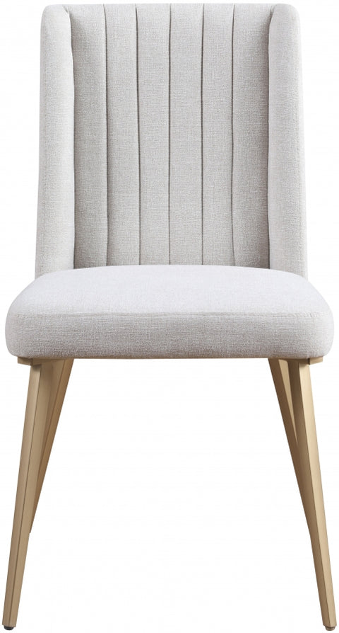 Eleanor Fabric Dining Chair - Cream Fabric