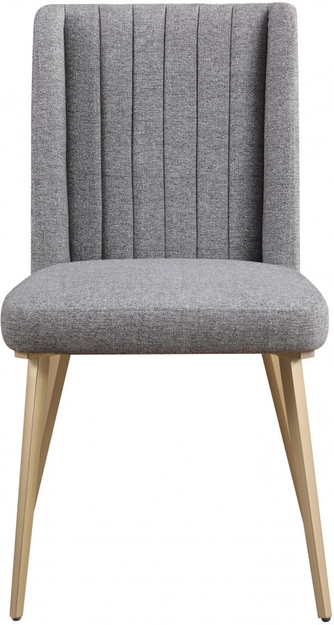 Eleanor Fabric Dining Chair - Grey Fabric