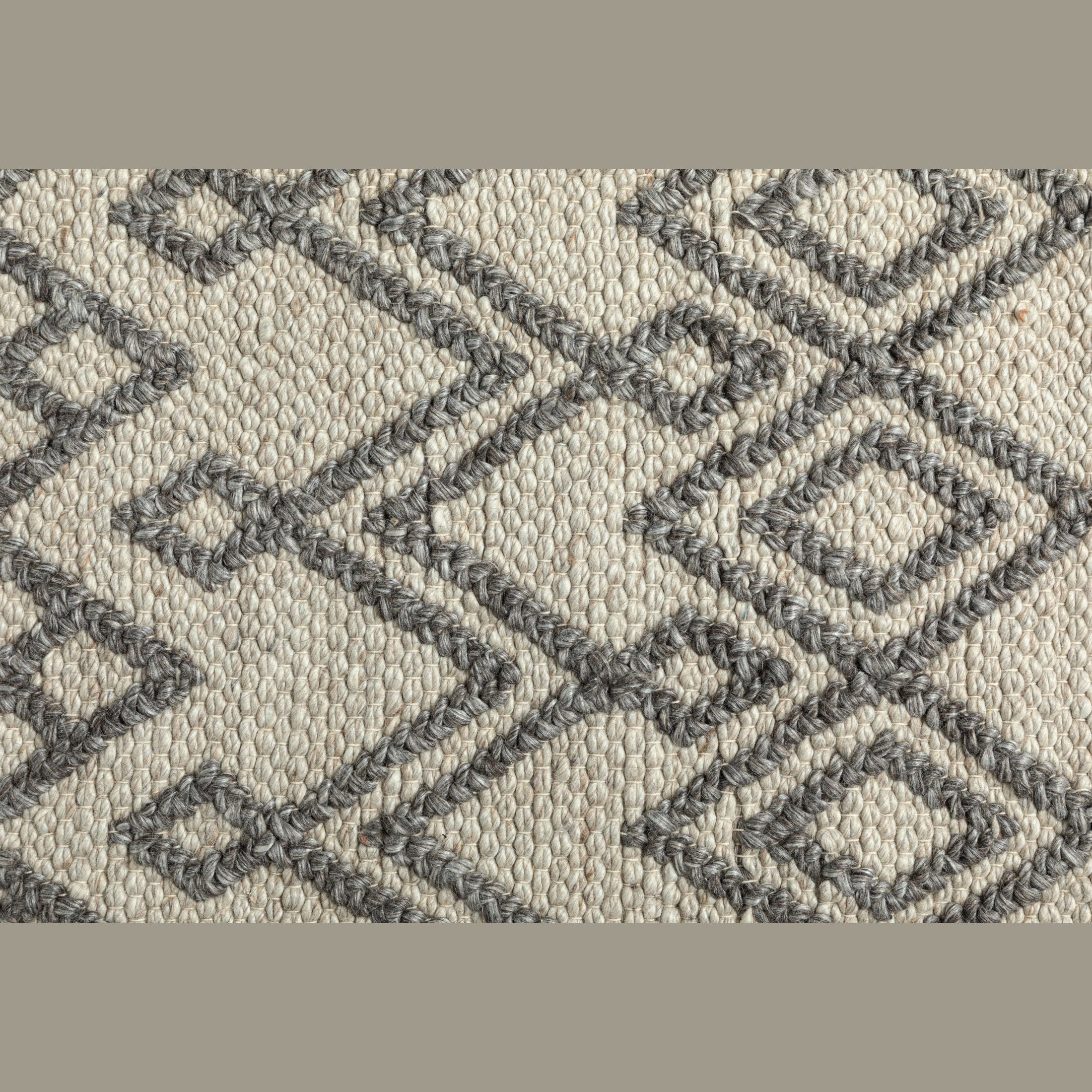 Fintona Hand Woven Rug Beige
