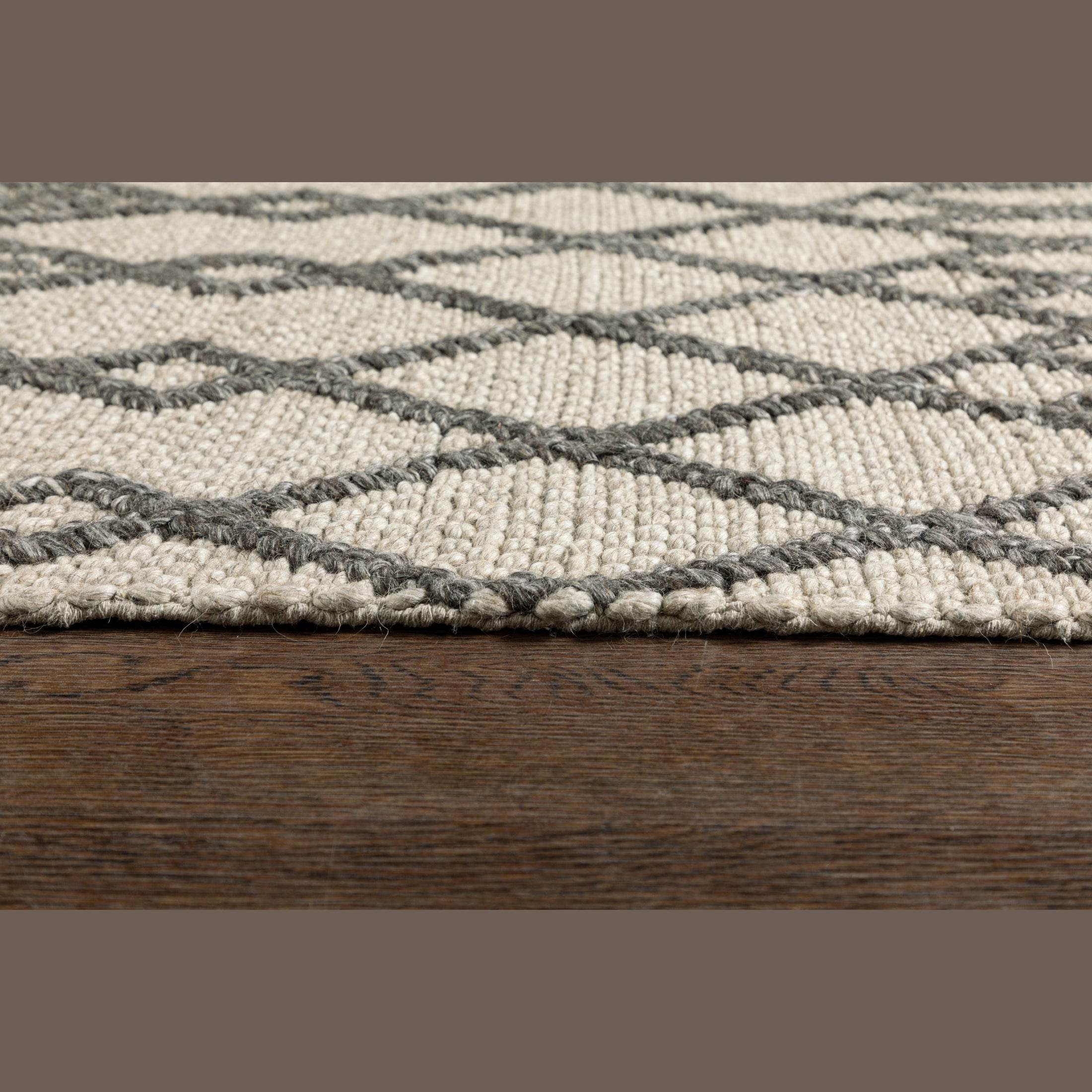 Fintona Hand Woven Rug Beige