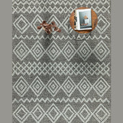 Fintona Hand Woven Rug Raven/Fog