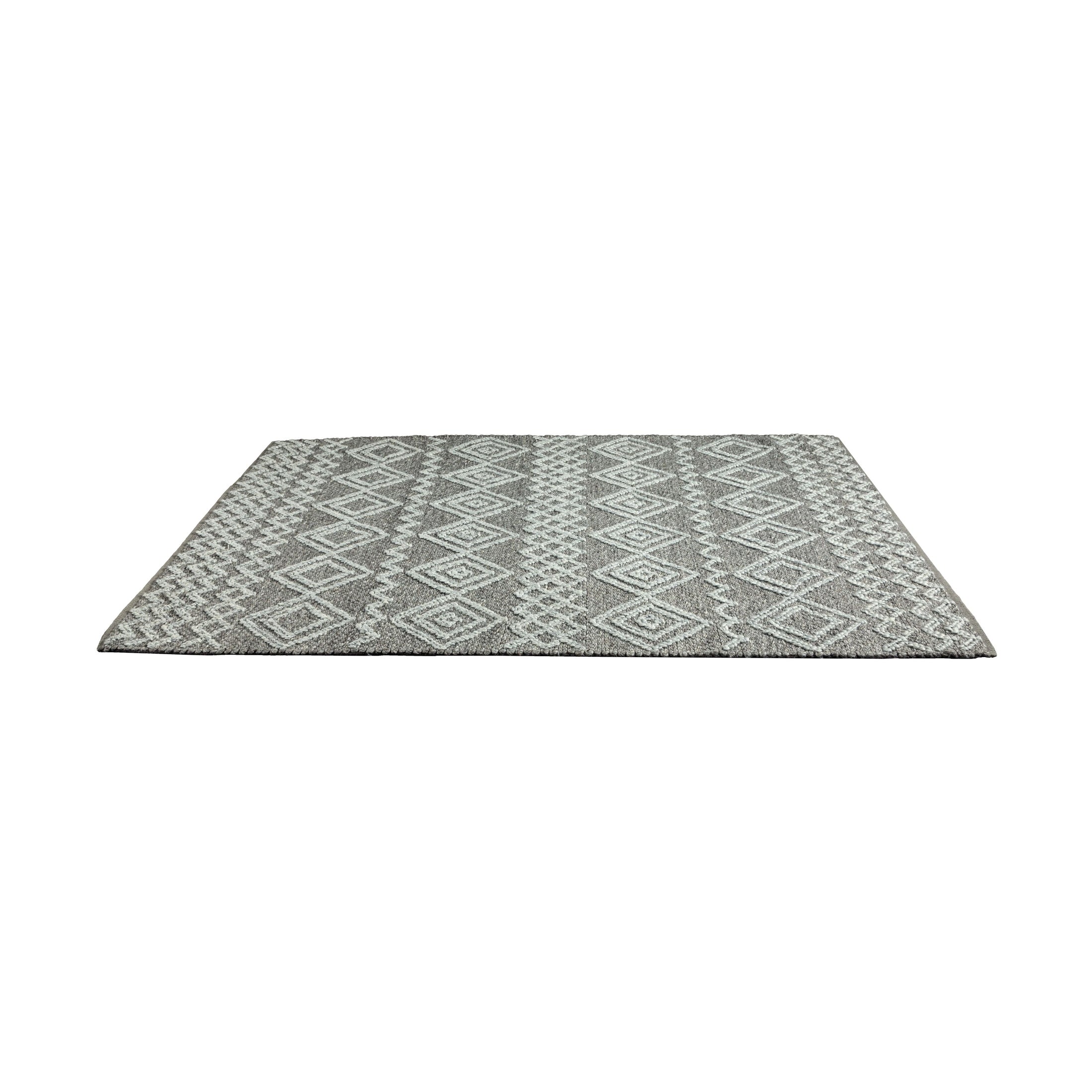 Fintona Hand Woven Rug Raven/Fog