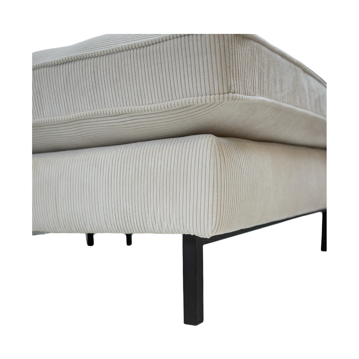 Fiona Reversible Sectional -Corduroy Ivory