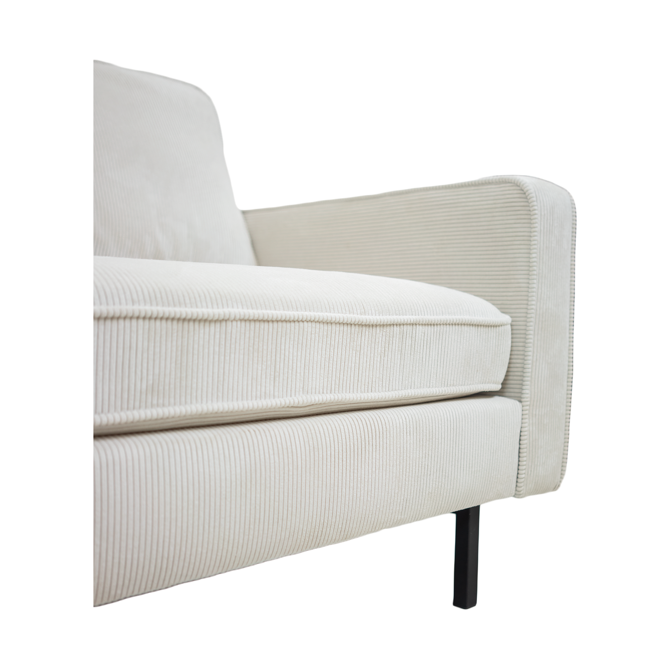 Fiona Reversible Sectional -Corduroy Ivory