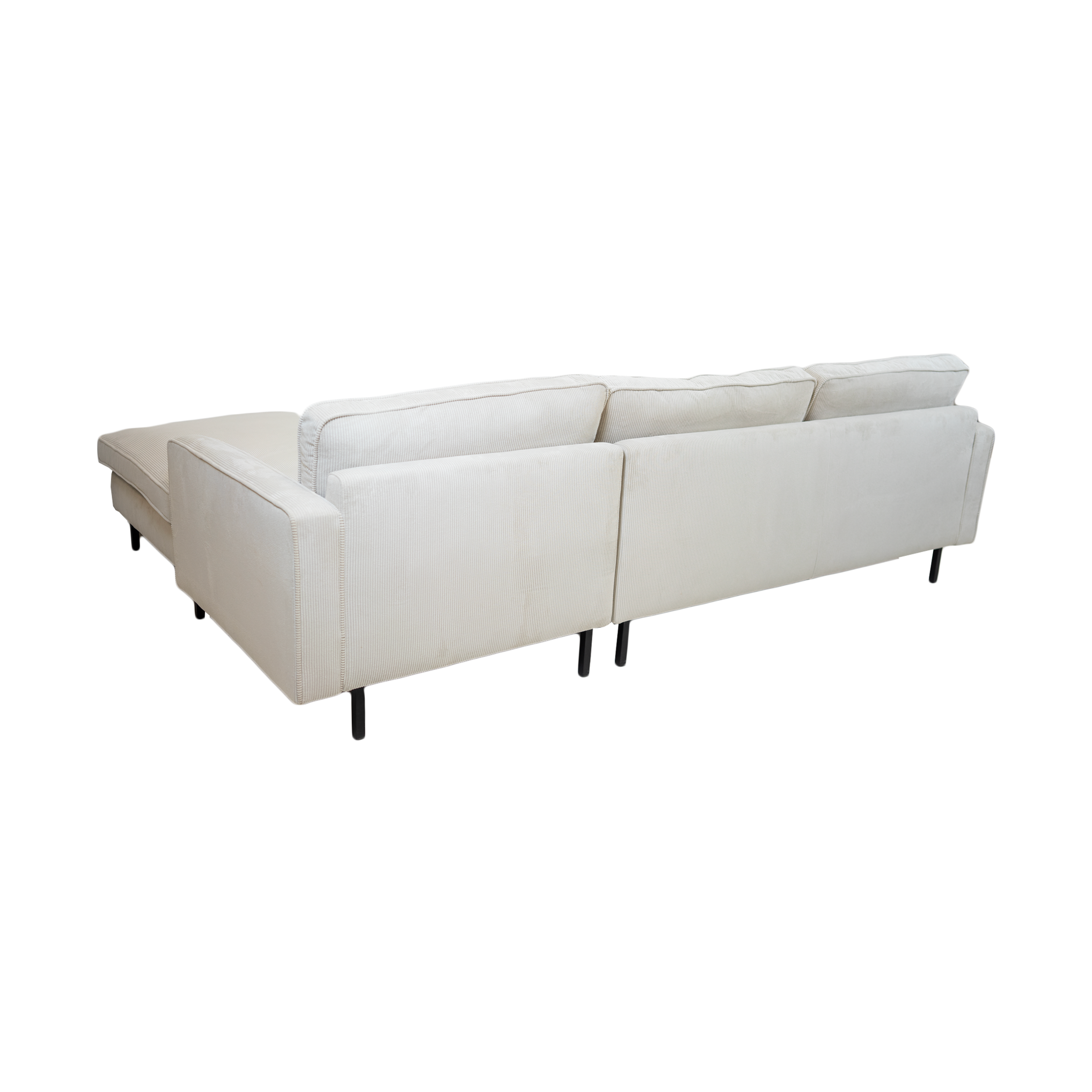 Fiona Reversible Sectional -Corduroy Ivory