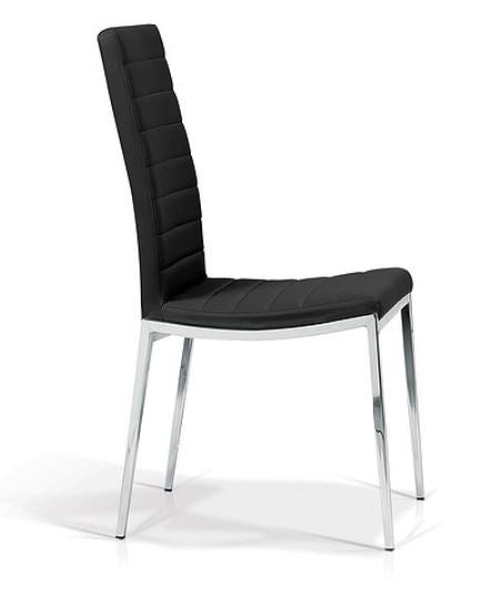 Floor Model Hazel - dining chair synthetic leather Black