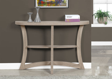 ACCENT TABLE - 47"L / DARK TAUPE HALL CONSOLE - I 2416