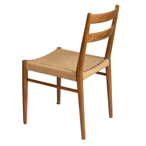 Jakarta Dining Chair - Walnut/Natural Woven Seat
