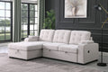 Alonso Sleeper Sectional in Stone