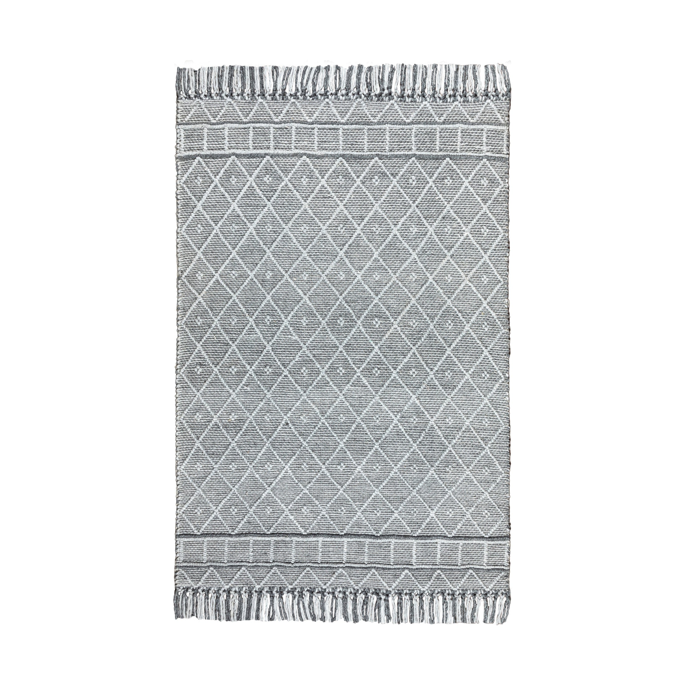 Labin Hand Woven Rug Graphite/Silver