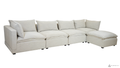 Marliss 5 pc Modular Sectional Set with Ottoman in Oatmeal by Accents At Home