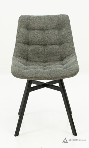 Miller Dining Chair - Grey Fabric