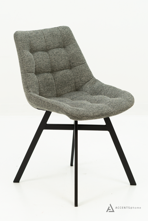 Miller Dining Chair - Grey Fabric