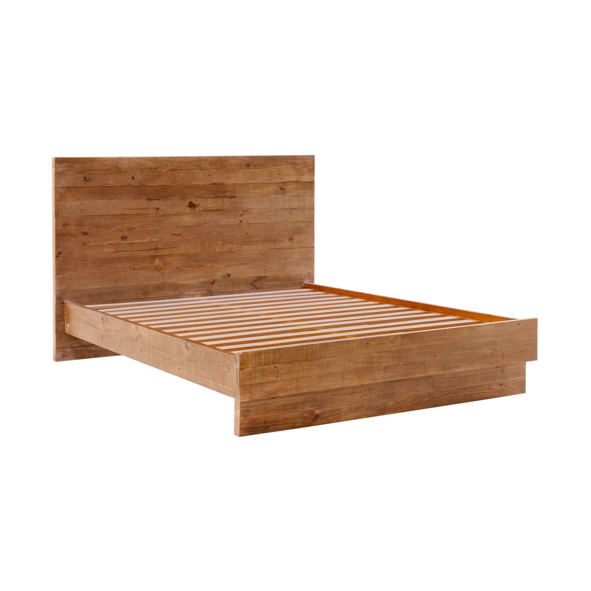 Dovian Queen Bed - Dark Driftwood
