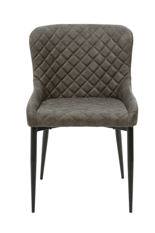 Quinten Upholstered Dining Chair - Grey