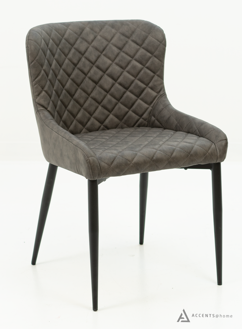 Quinten Upholstered Dining Chair - Grey