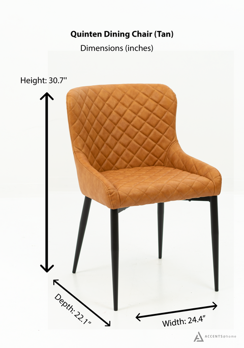 Quinten Upholstered Dining Chair - Tan