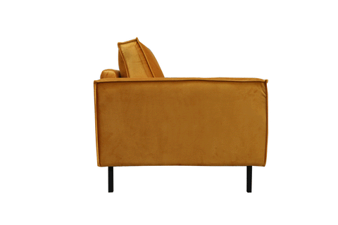 FLOOR MODEL Echo Velvet Accent Chair - Golden