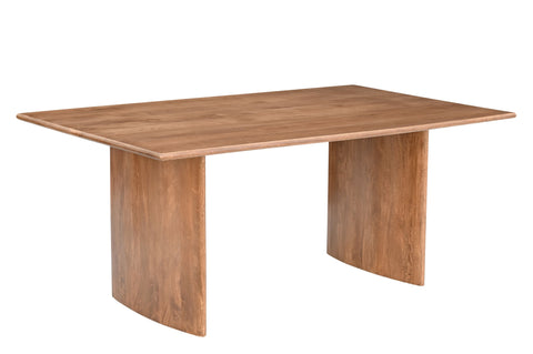 Aragon Solid Mango Wood Dining Table 71" Light Honey