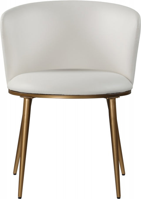 Skylar Velvet Dining Chair - beige