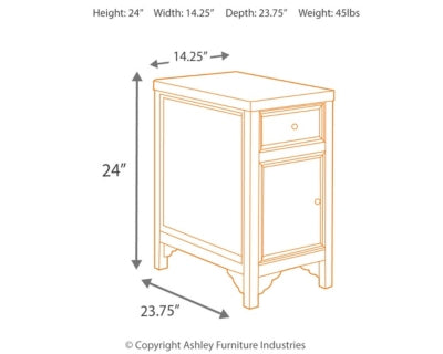 Gavelston Chairside End Table