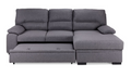 Boston Pop-Up Sectional Sofa Bed with Right-Facing Chaise  Grey, Charcoal