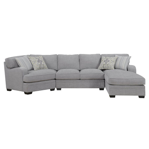 Analiese Sectional Right Chaise Only -Light Grey