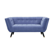 Arca Mid Century Velvet  Loveseat - Amethyst