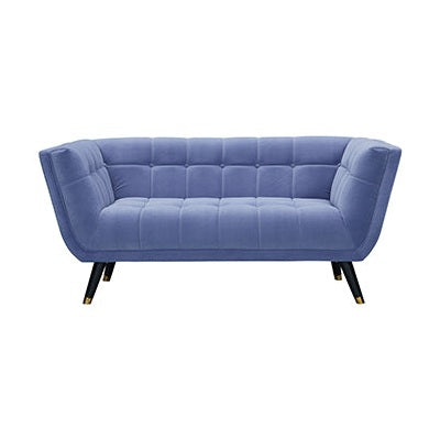Arca Mid Century Velvet  Loveseat - Amethyst