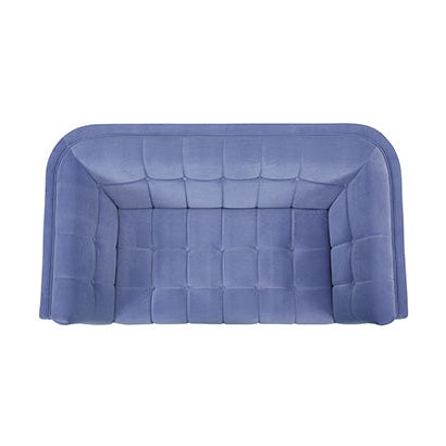Arca Mid Century Velvet  Loveseat - Amethyst