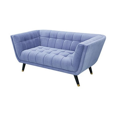 Arca Mid Century Velvet  Loveseat - Amethyst