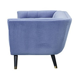 Arca Mid Century Velvet  Loveseat - Amethyst