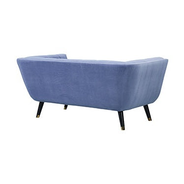 Arca Mid Century Velvet  Loveseat - Amethyst